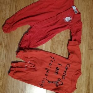 3-6 month Christmas pajamas